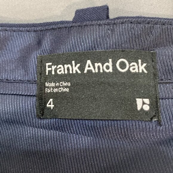 Frank and Oak Jane Navy Blue Straight Leg Pants Size 4 - Picture 10 of 13